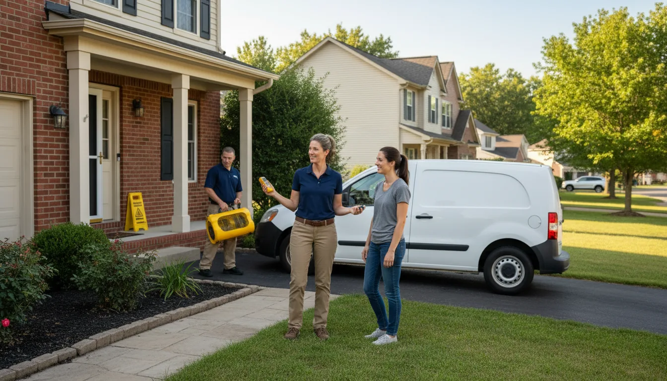 Water restoration image for Dehumidification And Cleanup Services in Forest Junction, WI